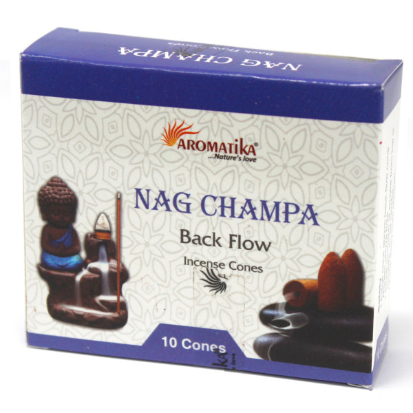 Aromatika Rückfluss Räucherkegel - Nag Champa
