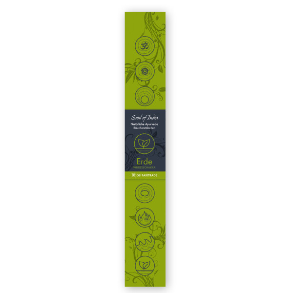 Erde Soul of India FAIR TRADE - Ayurveda Räucherstäbchen