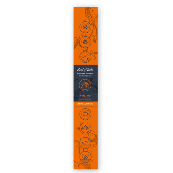 Feuer Soul of India FAIR TRADE - Ayurveda Räucherstäbchen