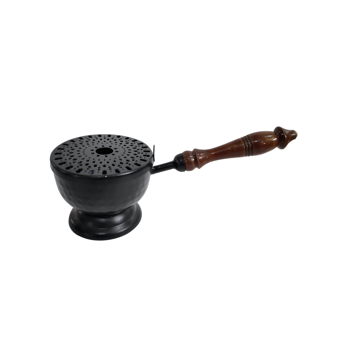 Räucherpfanne SAGAR Metall mit Holzgriff, L: 26 cm, H: 
