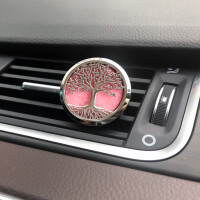 Auto Lufterfrischerset - Zinn Yoga Chakra - 30mm