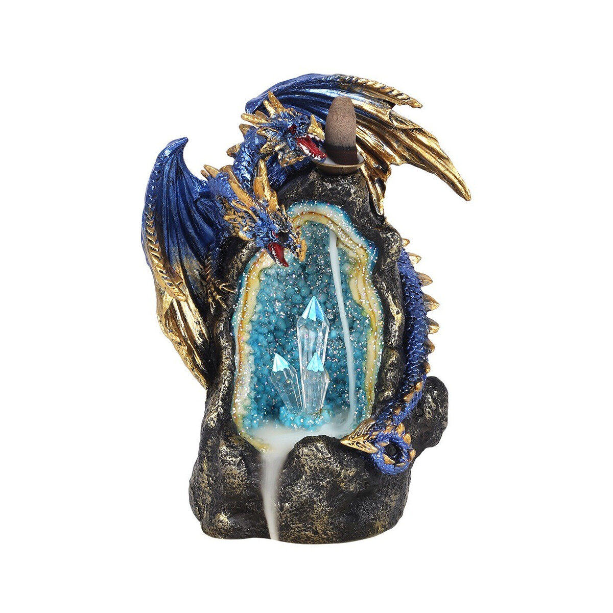 Drache mit kristalle Höhle LED Back box