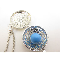 Engelsrufer flower of life blau, Blume des Lebens