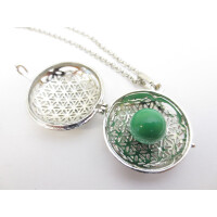 Engelsrufer flower of life grün, Blume des Lebens