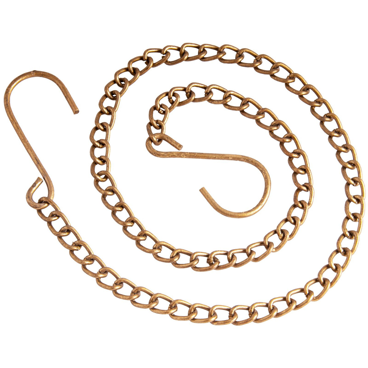 Laternenkette 60cm Messing Antique