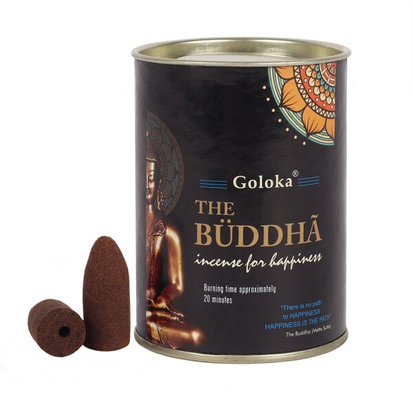 Goloka Buddha Back Flow Räucherkegel/Rückfluss Räucherkegel