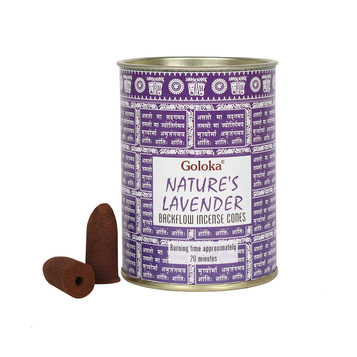 Goloka Natures Lavender Back Flow Cones/Rückfluss R&aum
