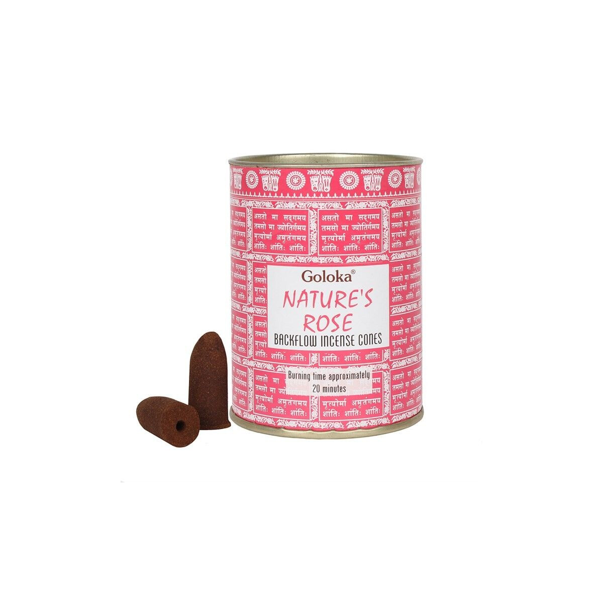 Goloka Natures Rose Back Flow Cones/R&uu box