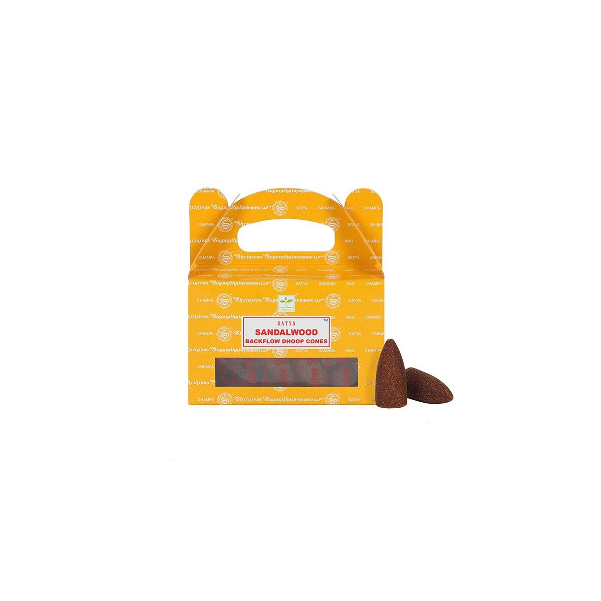 Satya Sandalwood Backflow Dhoop Cones/R& box