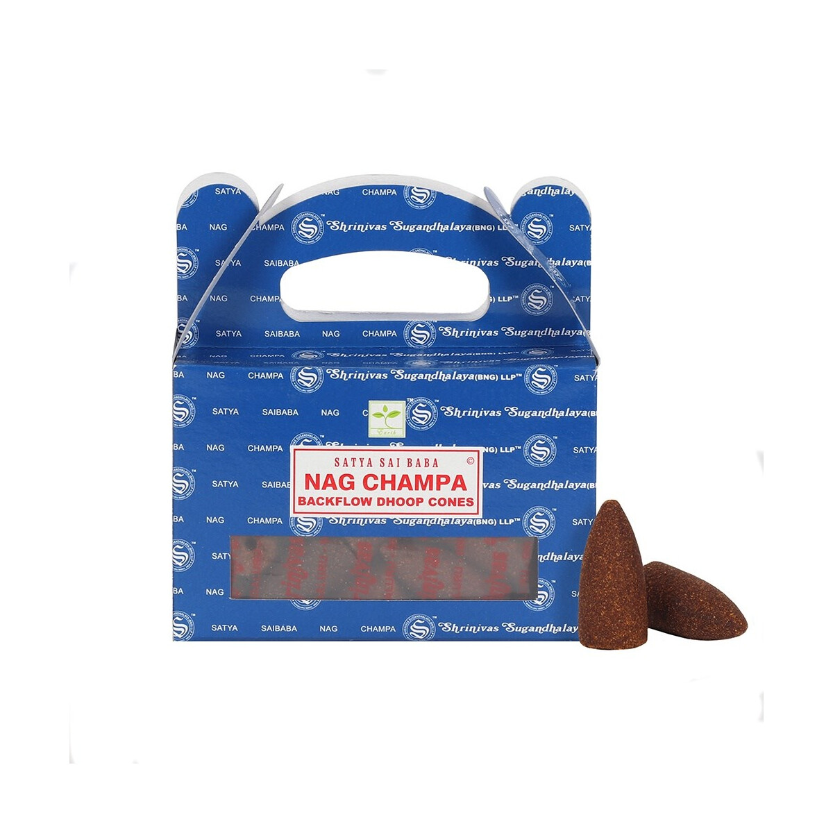 Satya Nag Champa Backflow Dhoop Cones/R& box