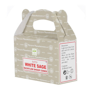 Satya White Sage Backflow Dhoop Cones/Rückfluss Räucherkegel