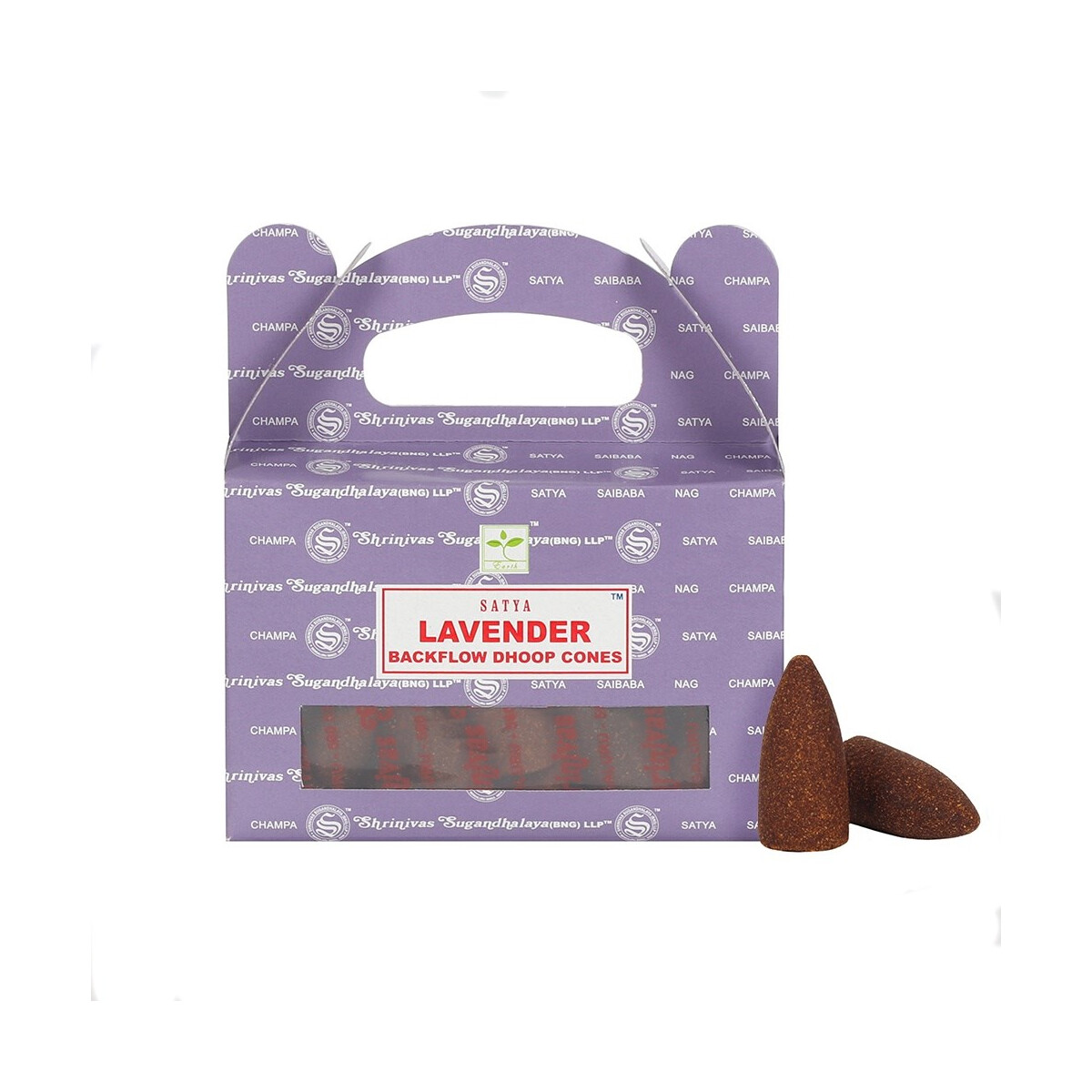 Satya Lavendel Backflow Dhoop Cones/R&uu box