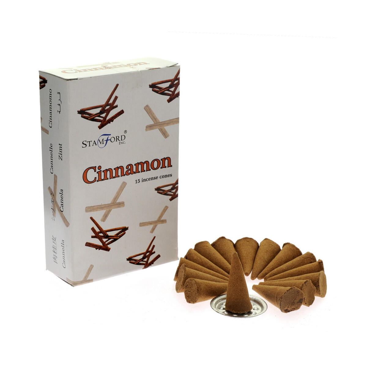 Stamford Räucherkegel Zimt box