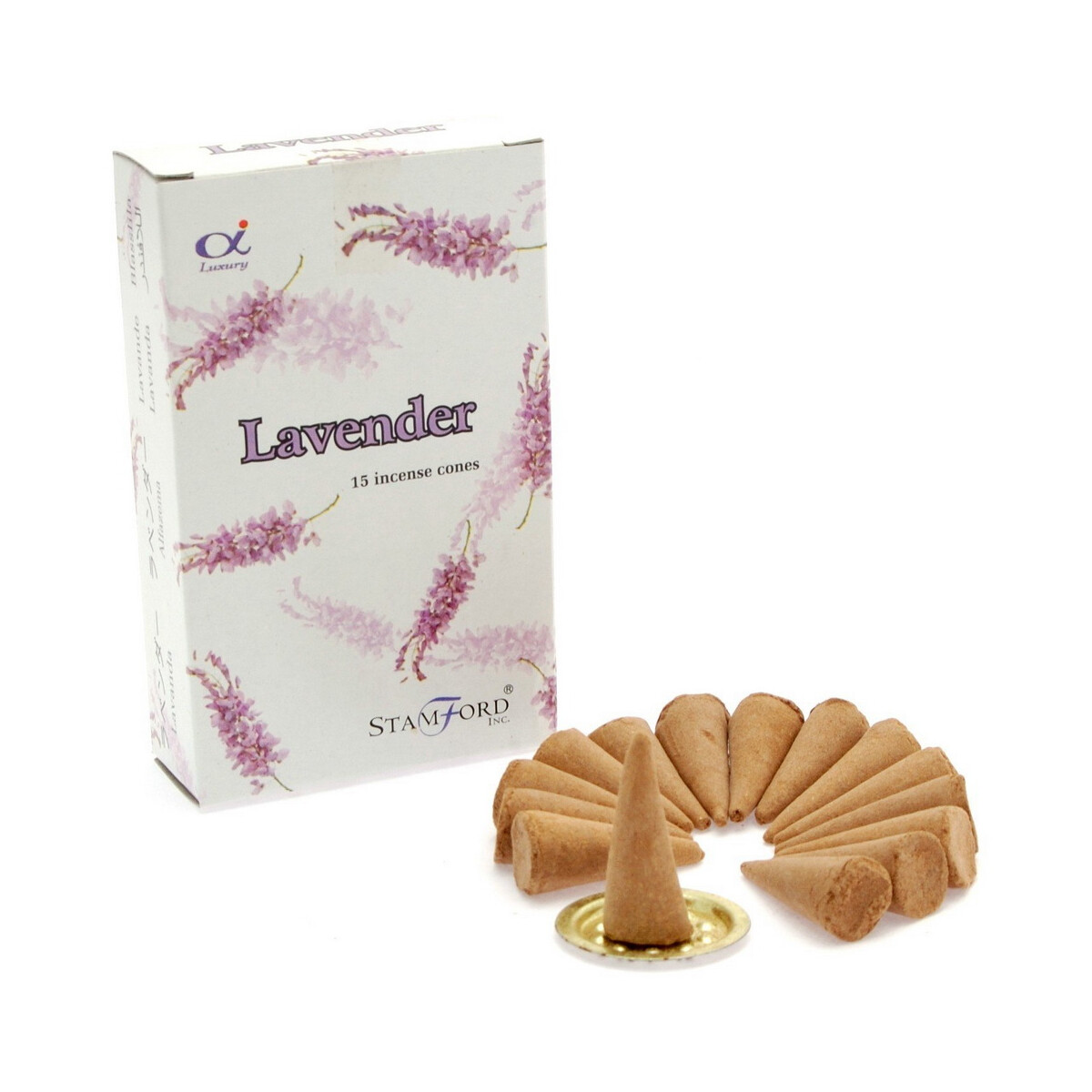 Stamford Räucherkegel Lavendel box