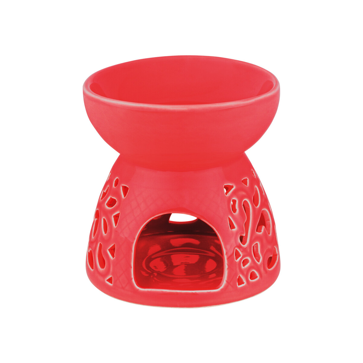 Duftlampe SIENA korallrot