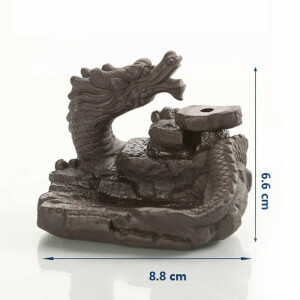 Back Flow Incense Burner - Keramik Drache Rückfluss Räucherbrenner