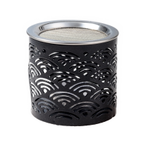 Räucherstövchen Eisen schwarz H 6 cm