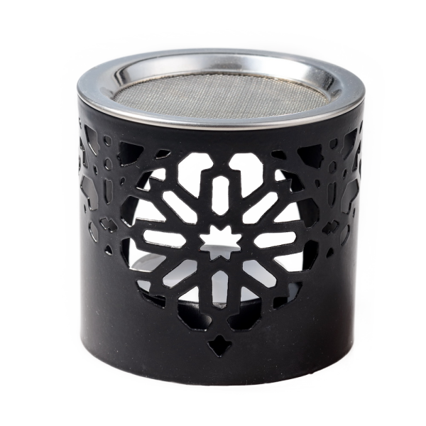 Räucherstövchen Eisen schwarz H 6 cm