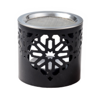 Räucherstövchen Eisen schwarz H 6 cm