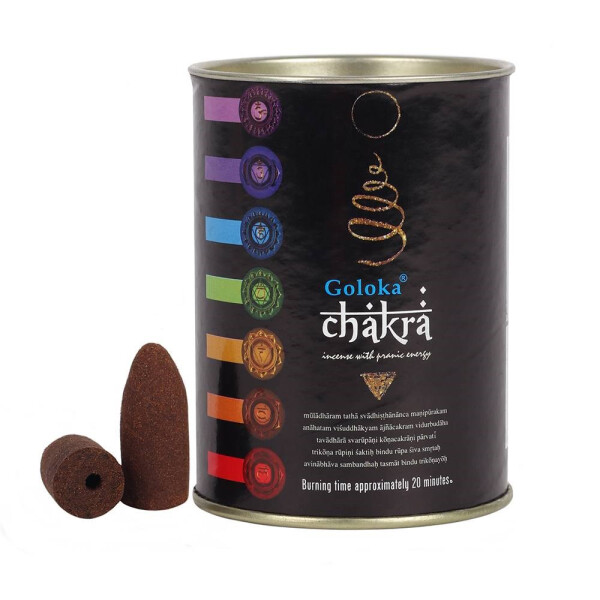 Goloka Chakra Backflow Incense Cones/Rückfluss Räucherkegel
