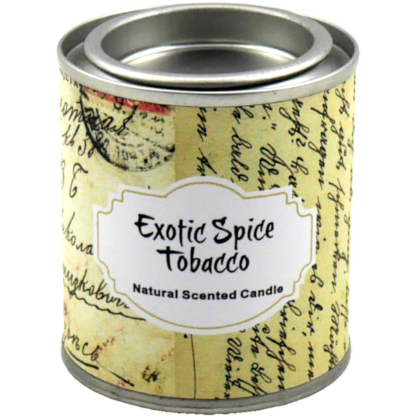Aromakerze "Tea time", exotic spice & tobacco, H: 6cm, D: 5.4cm