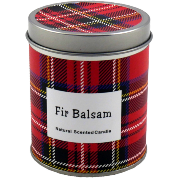 Aromakerze "Karo", fir balsam, H: 7.5cm, D: 6cm