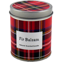 Aromakerze "Karo", fir balsam, H: 7.5cm, D: 6cm