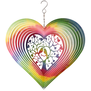 Rainbow Lovebirds 200 Orbit Edelstahl-Windspiel