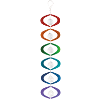 CRYSTAL RAINBOW CHAIN OVAL