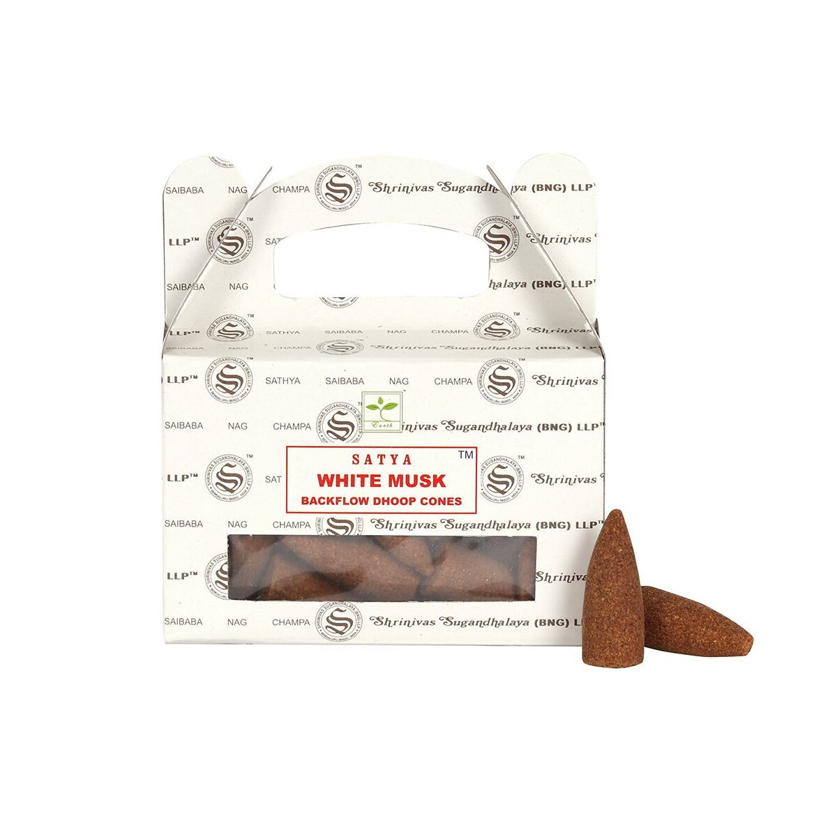 Satya White Musk Backflow Dhoop Cones/R& box