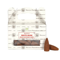 Satya White Musk Backflow Dhoop Cones/Rückfluss Räucherkegel