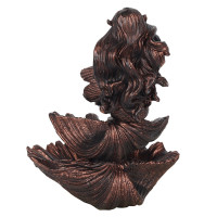 Bronze Effect Mermaid, Backflow Incense Burner, Rückfluss Räucherbrenner