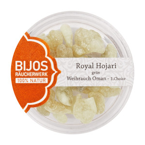Royal Hojari grün - Weihrauch Oman im 50 ml PS-Glas