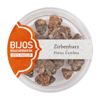 Zirbenharz - Pinus Cembra, Bijos Räucherharz im 50 ml PS-Glas