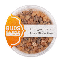 Honigweihrauch - Muqlo, Mirafur, Gunro im 50 ml PS-Glas