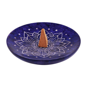 Räucherstäbchenhalter PANUPA rund blau/lila