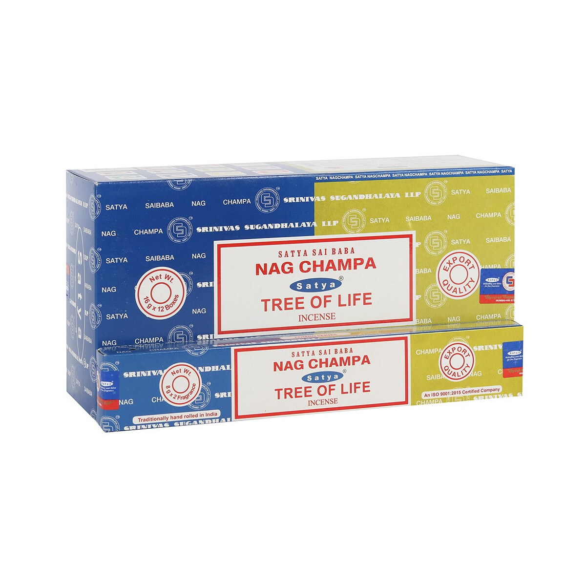 Satya Combo Pack Nag Champa und Tree of Life Räucherst&