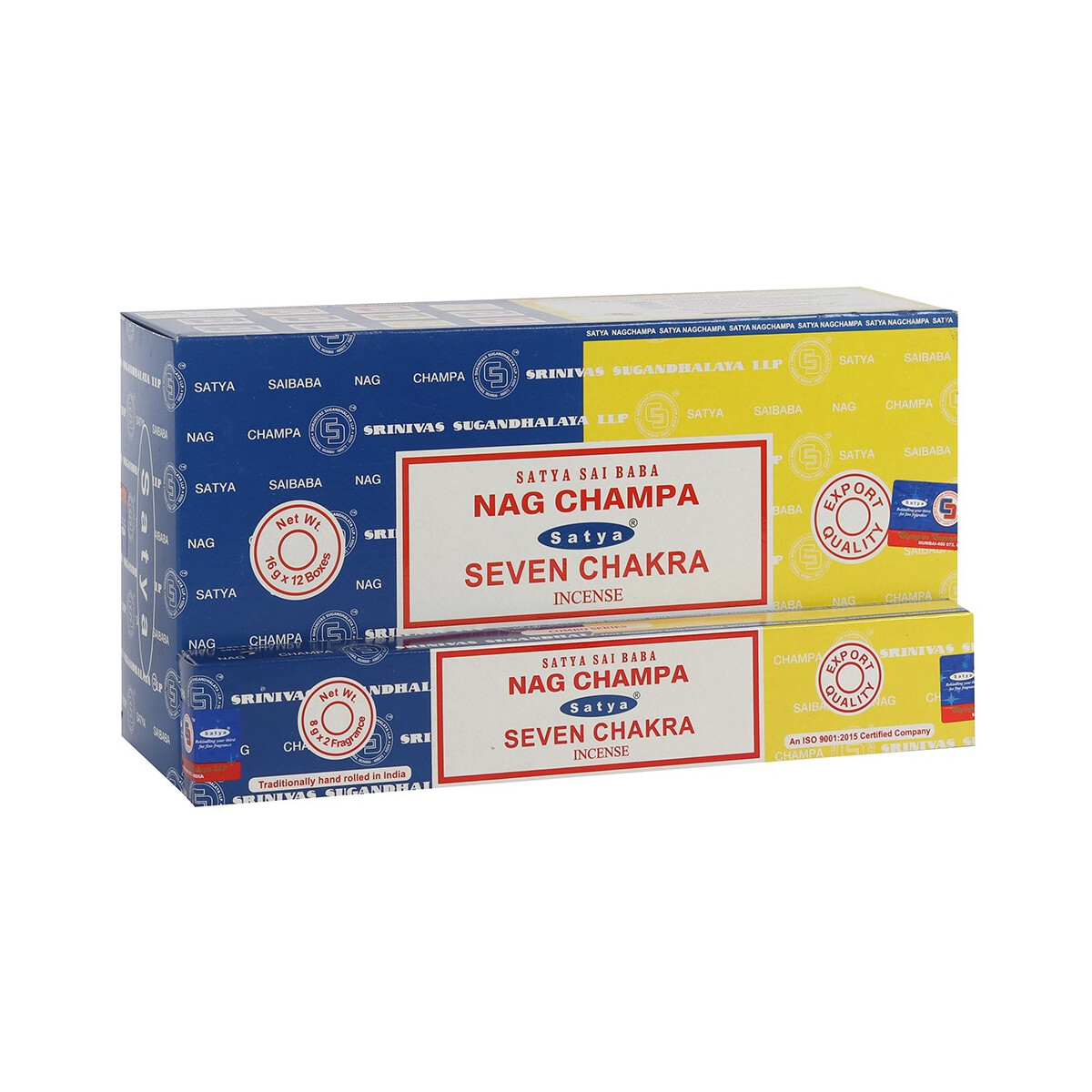 Satya Combo Pack Nag Champa und Seven Chakras Räucherst