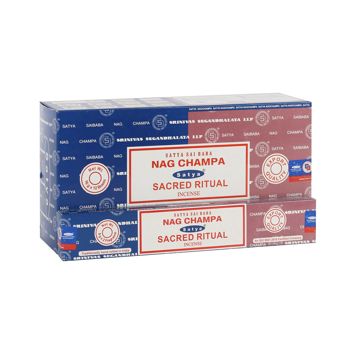 Satya Combo Pack Nag Champa und Sacred Ritual Räucherst