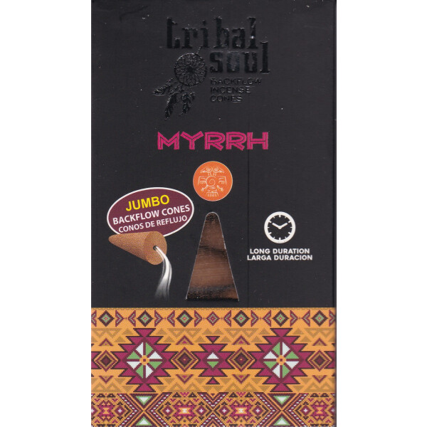 Tribal Jumbo Rückfluss-Räucherkegel - Myrrhe