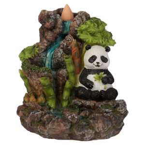 Bambus Wasserfall Panda Backflow Rückfluss Räuchergefäß