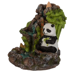 Bambus Wasserfall Panda Backflow Rückfluss Räuchergefäß