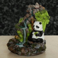 Bambus Wasserfall Panda Backflow Rückfluss Räuchergefäß