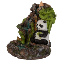 Bambus Wasserfall Panda Backflow Rückfluss Räuchergefäß