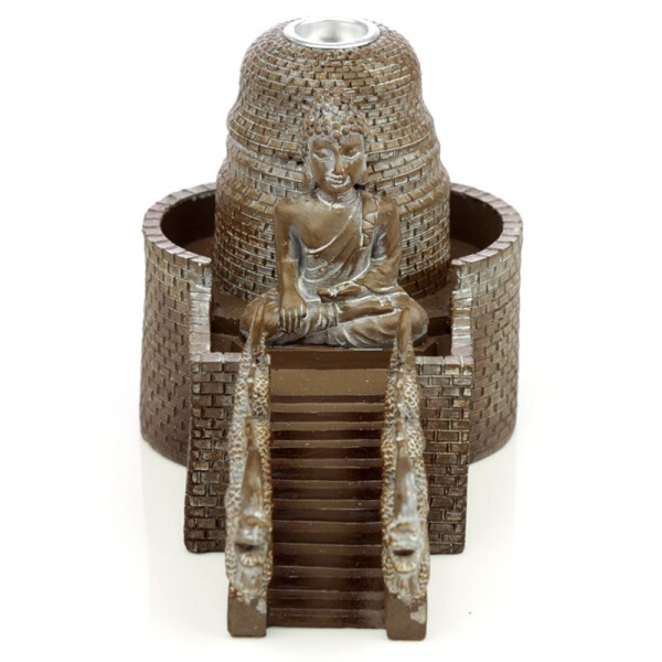 Thailändischer Buddha Tempel Backflow Rückfluss Räuchergefäß