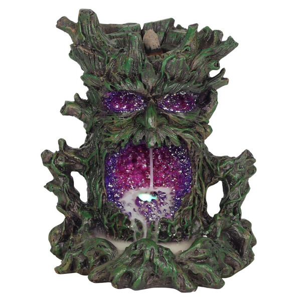 Dunkler Baum-Mann mit Licht, Backflow Incense Burner, Rückfluss Räucherbrenner