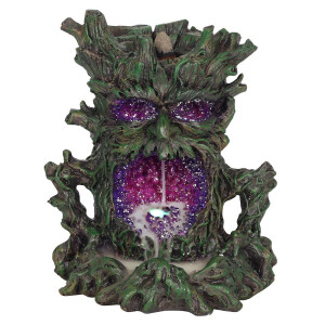 Dunkler Baum-Mann mit Licht, Backflow Incense Burner, Rückfluss Räucherbrenner