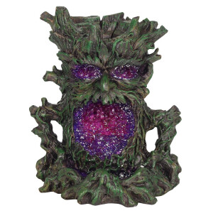 Dunkler Baum-Mann mit Licht, Backflow Incense Burner, Rückfluss Räucherbrenner