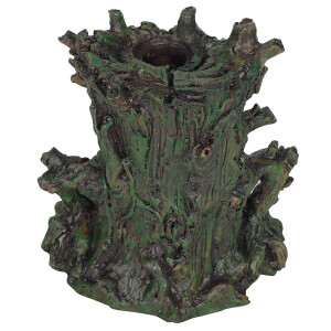 Dunkler Baum-Mann mit Licht, Backflow Incense Burner, Rückfluss Räucherbrenner