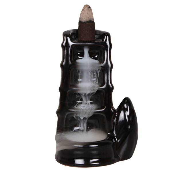 Geteilter Bambusbrunnen Incense Burner, Rückfluss Räucherbrenner